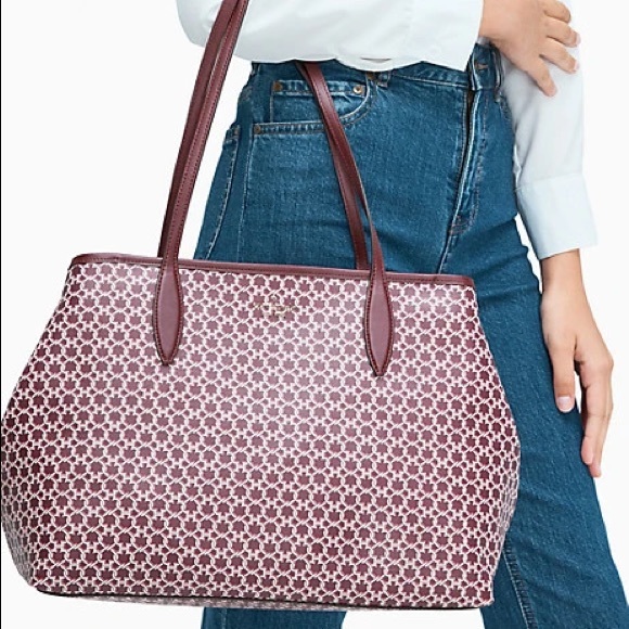 NWT kate spade Spade Link Tote (Pink Multi) - Picture 3 of 5